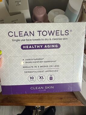 Clean Skin Clean Towels Single-Use Face Towels - Healthy Aging